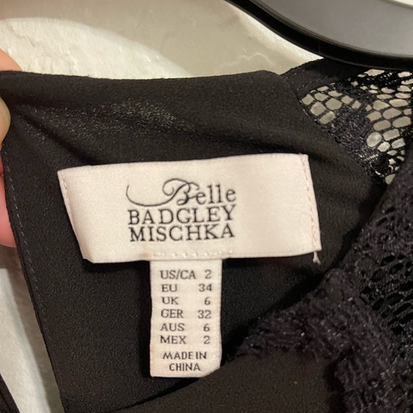 Belle by Badgley Mischka Black Cocktail Dress - Picture 9 of 13